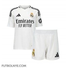 Camiseta Real Madrid Aurelien Tchouameni #14 Primera Equipación para niños 2024-25 manga corta (+ pantalones cortos)